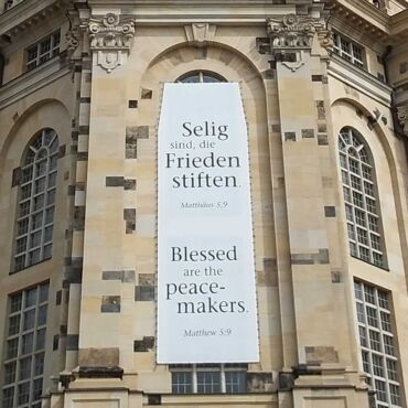 Banner an Frauenkirche Dresden - AW Contao Webdesign Dresden