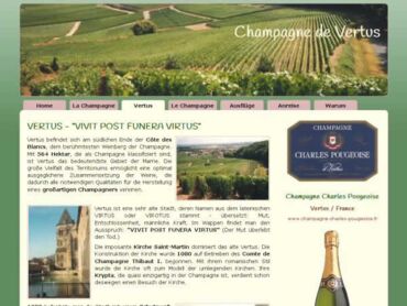 Champagner aus Vertus France - Webdesign aus Dresden mit Contao